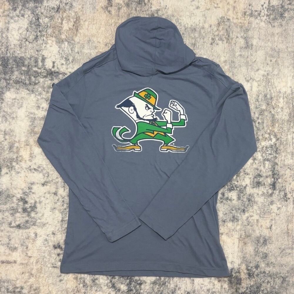 Notre Dame Long Sleeve Hoodie Size M